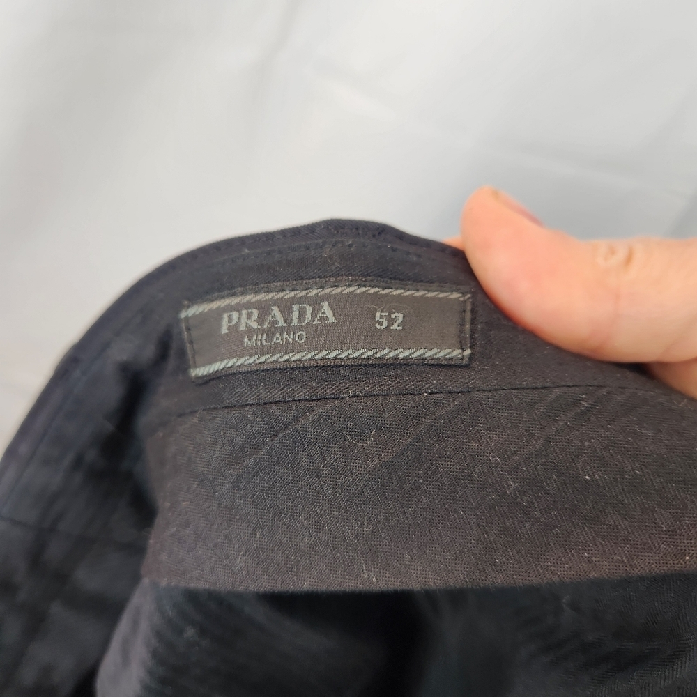 Prada casual black pants size 38(52) in EUC - Picture 8 of 10